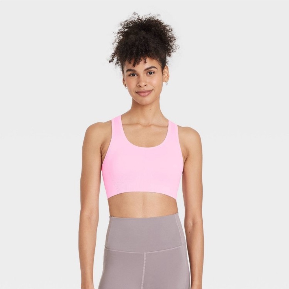 All in Motion Bright Pink Sports Bra